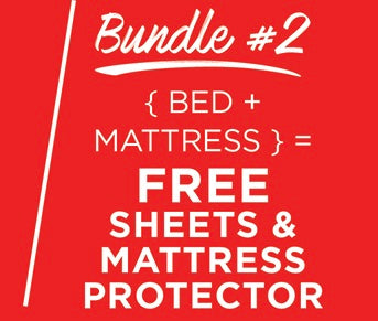 Sheets and Mattress Protector for Back to School Sale Bundle 2
