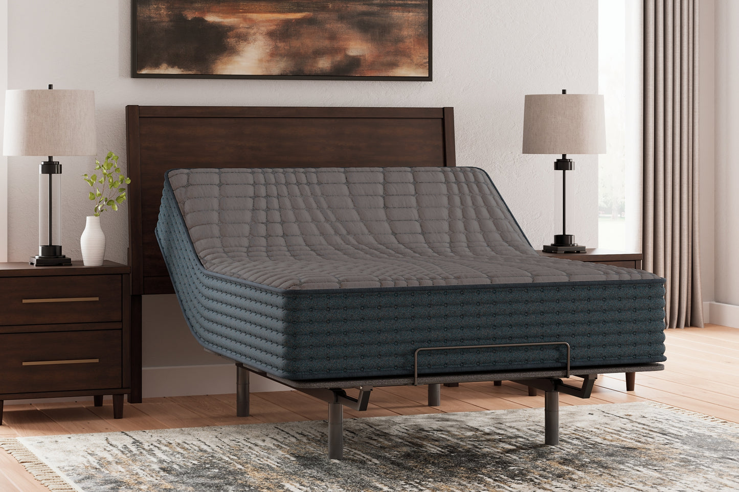 Ashley Express - Gray 1200 Hybrid Mattress