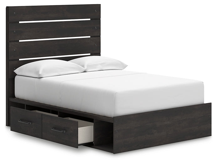 Hollivern Panel Bed With Storage