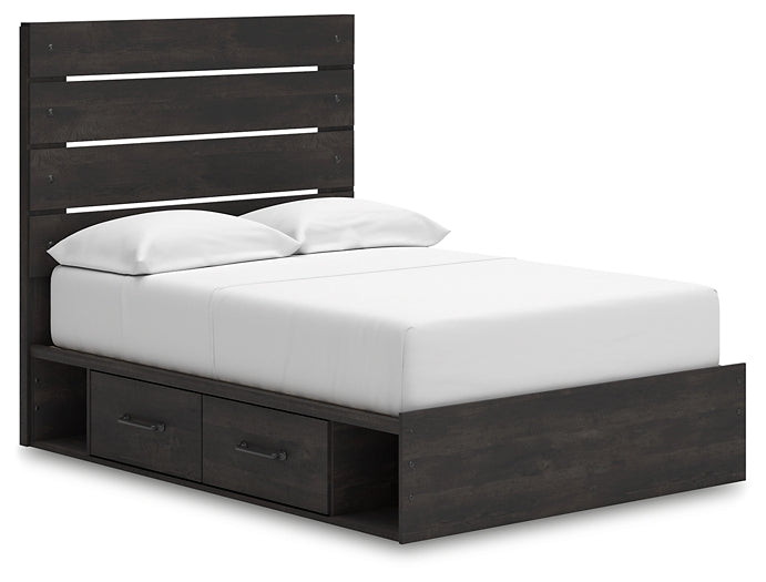 Hollivern Panel Bed With Storage