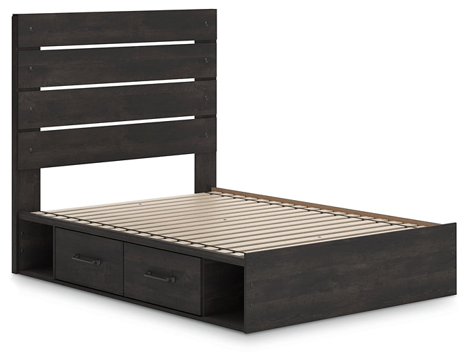 Hollivern Panel Bed With Storage