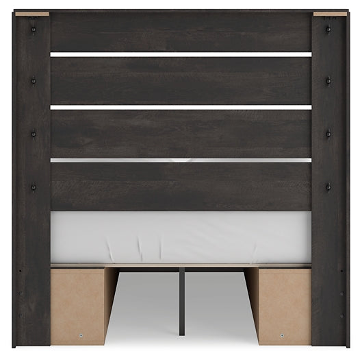 Hollivern Panel Bed With Storage
