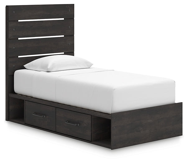 Hollivern Panel Bed With Storage