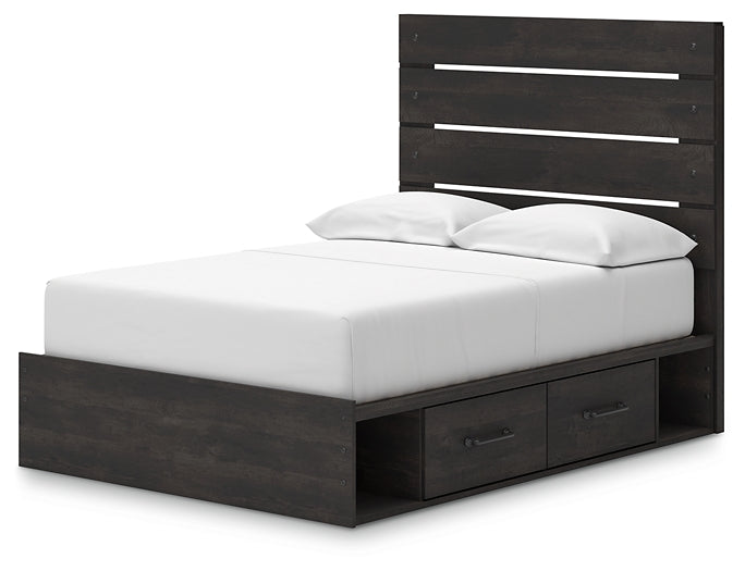 Hollivern Panel Bed With Storage