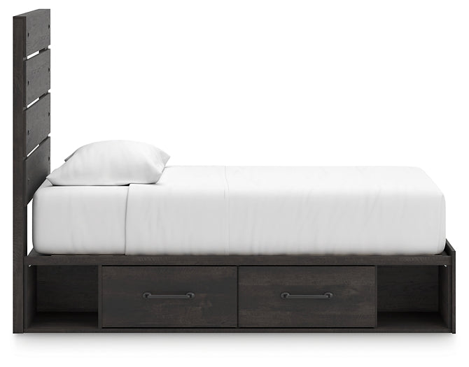 Hollivern Panel Bed With Storage