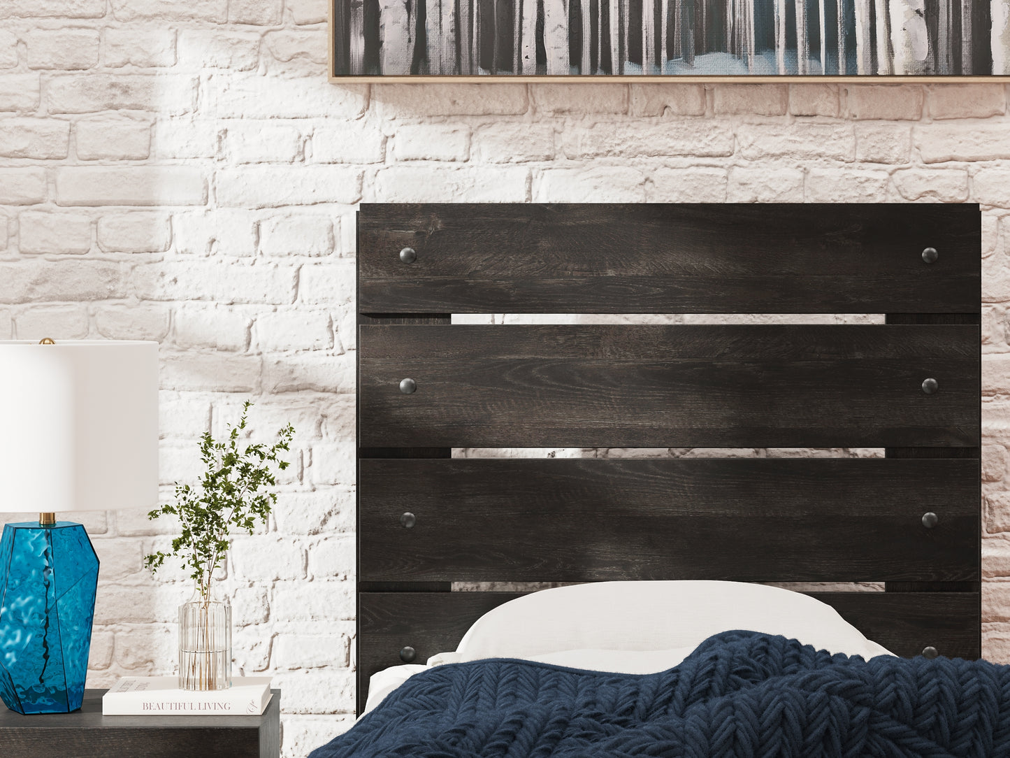 Hollivern Panel Bed With Storage