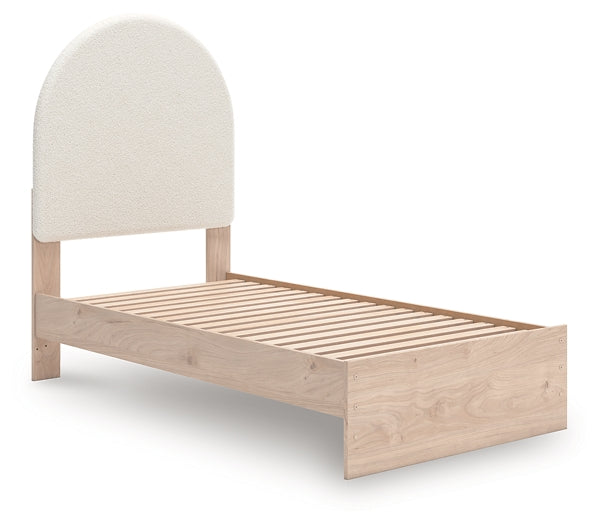 Arloster Twin Upholstered Panel Bed