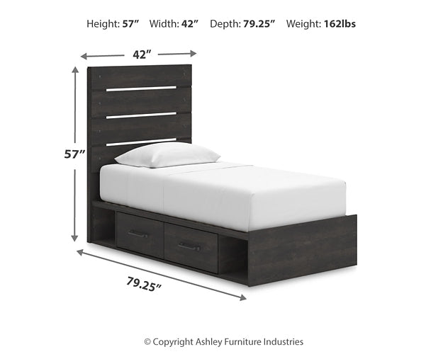 Hollivern Panel Storage Bed