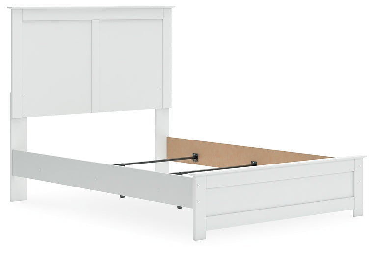Bostwick Shoals Full Panel Bed with Mirrored Dresser