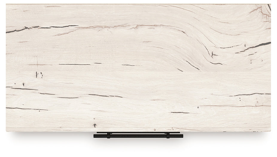 Full Panel Headboard with Mirrored Dresser, Chest and Nightstand