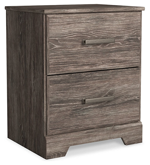 Ralinksi Full Panel Bed with Mirrored Dresser, Chest and Nightstand