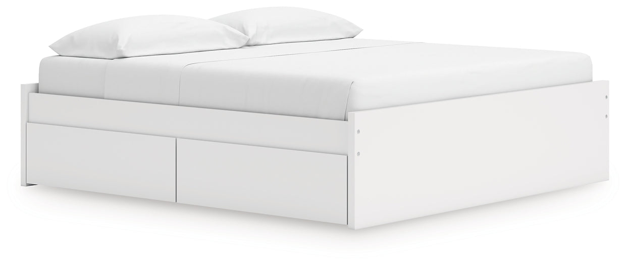 Ashley Express - Onita King Platform Bed with 1 Side Storage