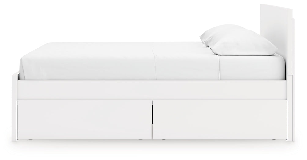 Ashley Express - Onita King Panel Platform Bed with 2 Side Storage