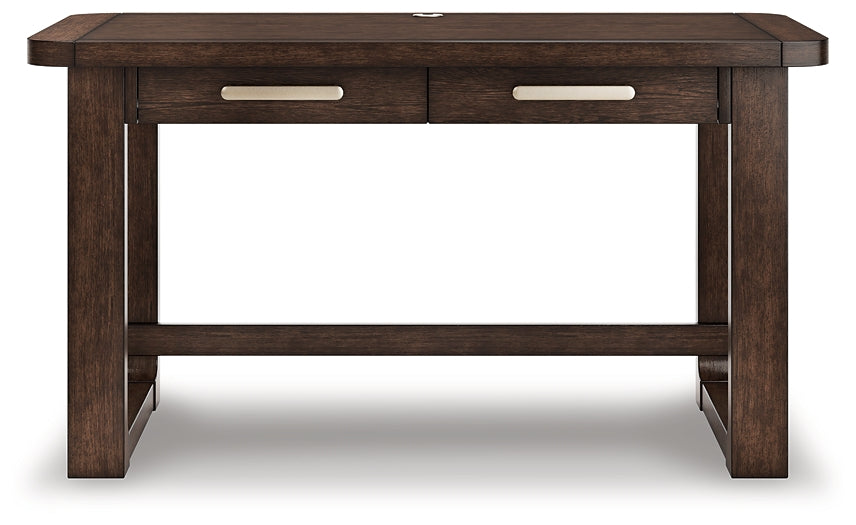 Ashley Express - Breckington Home Office Desk with Chair and Storage