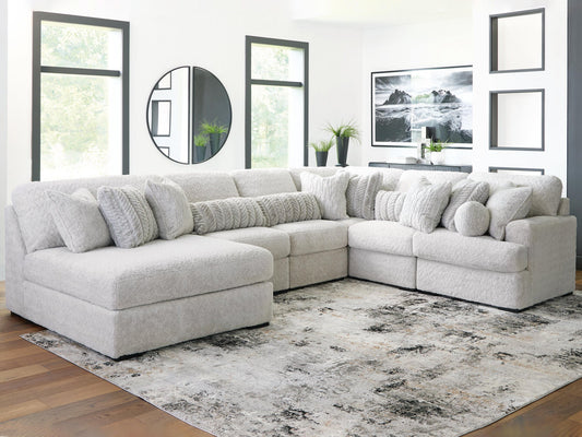 Cuddle Plush 6-Piece Sectional with Chaise