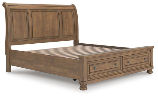 Feddinger King Storage Sleigh Bed