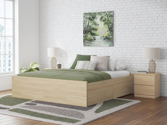 Ashley Express - Onita King Platform Bed with 2 Side Storage