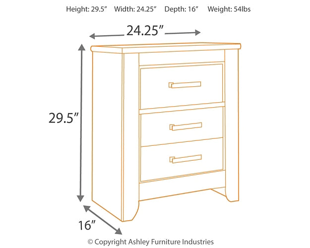 Zelen Full Panel Bed with Mirrored Dresser, Chest and Nightstand