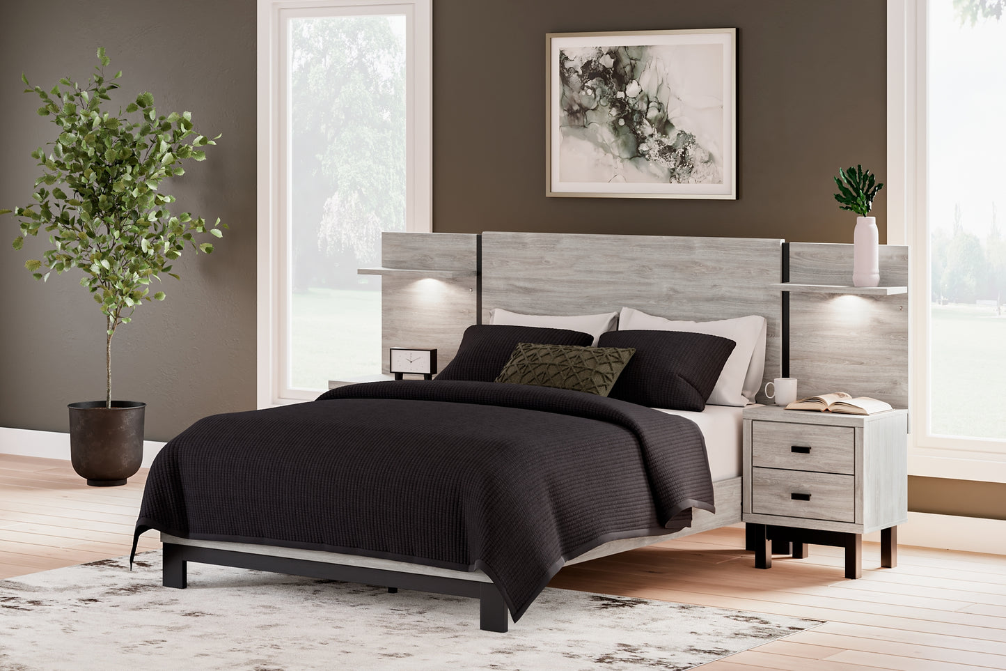 Ashley Express - Vessalli Panel Bed With Extensions