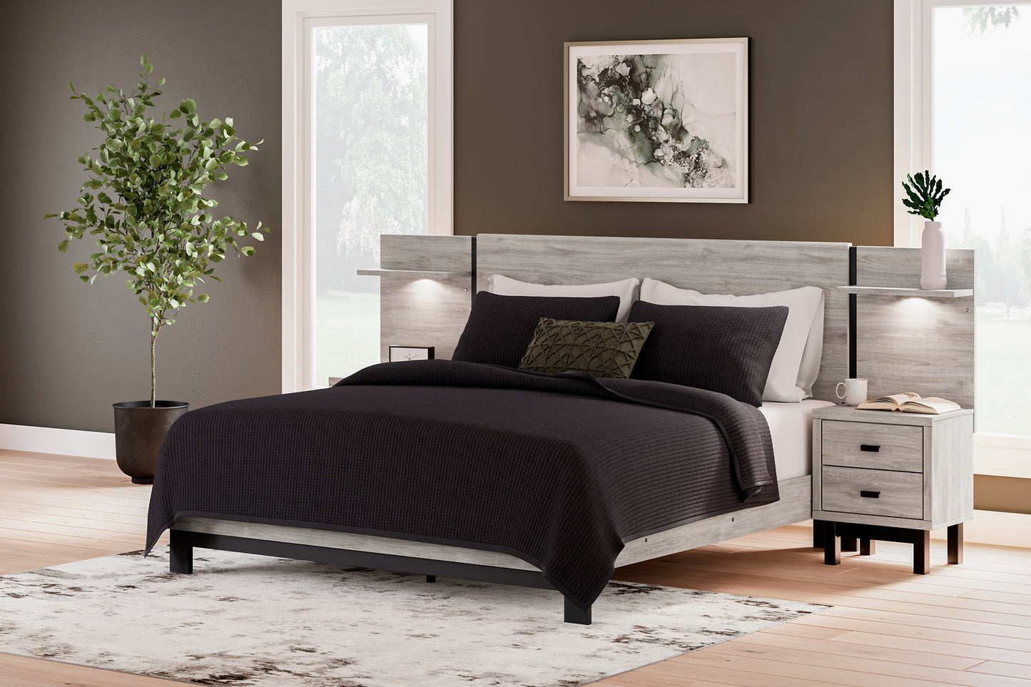 Ashley Express - Vessalli Panel Bed With Extensions
