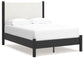 Cadmori Full Upholstered Panel Bed with Dresser and 2 Nightstands