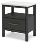 Cadmori Full Upholstered Panel Bed with Dresser and 2 Nightstands