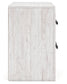 Cayboni Full Panel Bed with Mirrored Dresser, Chest and Nightstand