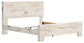 King Panel Bed with Mirrored Dresser