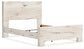 Queen Panel Bed with Mirrored Dresser