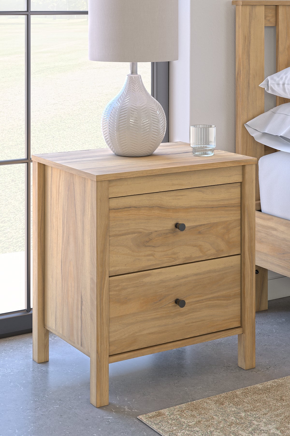 Ashley Express - Bermacy Full Panel Headboard with Dresser and Nightstand
