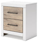 Charbitt Full Panel Bed with Mirrored Dresser, Chest and Nightstand