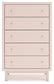 Wistenpine Full Upholstered Panel Headboard with Mirrored Dresser, Chest and Nightstand