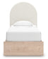 Arloster Twin Upholstered Panel Bed with Storage