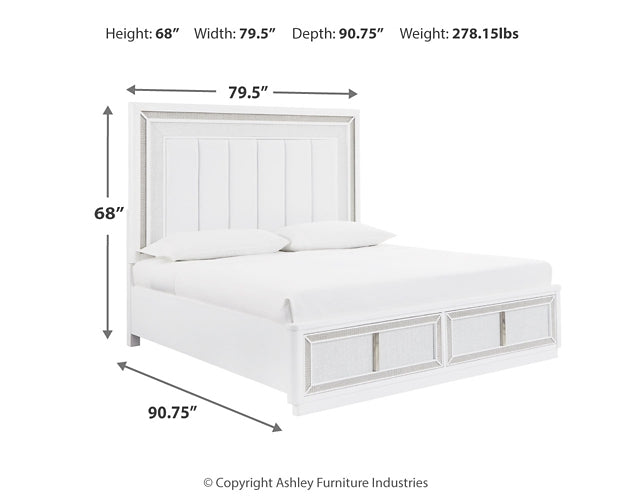 Chalanna  Upholstered Storage Bed
