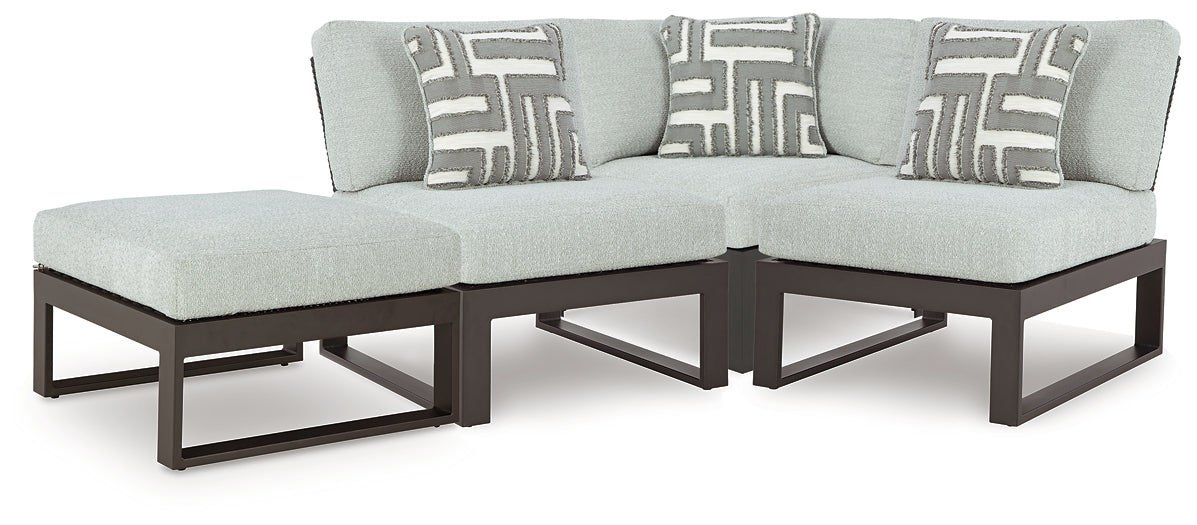 Ashley Express - Beachloft 4-Piece Outdoor Sectional