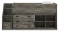 Frandern Twin Loft  Bed with Bookcase and Drawer Storage
