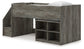 Frandern Twin Loft  Bed with Bookcase Storage