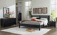 Danziar Queen Panel Headboard with Mirrored Dresser and Nightstand