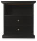 Twin Panel Bed with Mirrored Dresser and Nightstand