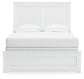 Bostwick Shoals Full Panel Bed with Mirrored Dresser and Nightstand