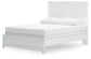 Bostwick Shoals Queen Panel Bed with Mirrored Dresser and Nightstand