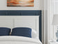 Bostwick Shoals Full Panel Bed with Mirrored Dresser and Nightstand