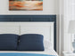 Bostwick Shoals Queen Panel Bed with Mirrored Dresser and Nightstand