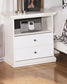 Bostwick Shoals Queen Panel Bed with Mirrored Dresser, Chest and Nightstand