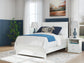 Bostwick Shoals Full Panel Bed with Mirrored Dresser
