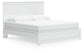 Bostwick Shoals King Panel Bed with Mirrored Dresser
