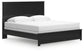 King Panel Bed with Mirrored Dresser and Chest