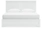 Bostwick Shoals King Panel Bed with Mirrored Dresser and Chest