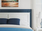 Bostwick Shoals King Panel Bed with Mirrored Dresser and Chest