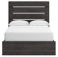 Hollivern Full Panel Bed with Storage with Mirrored Dresser and Chest